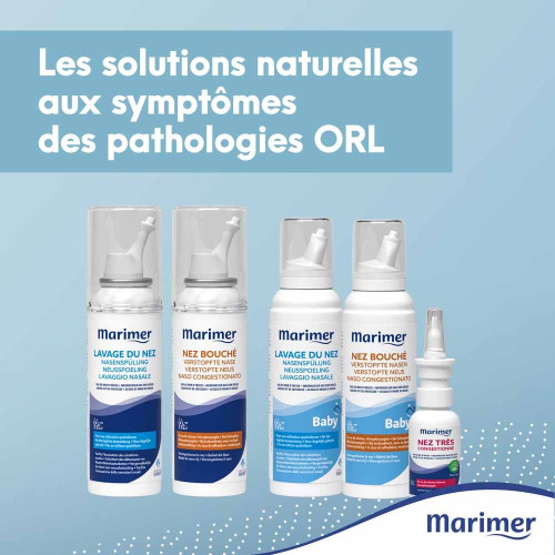 Gilbert Marimer 100ml - Soulage Nez Bouché Rhume