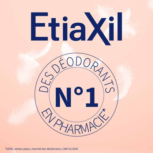 ETIAXIL Déodorant Douceur 48H 2x150ml Sans Aluminium