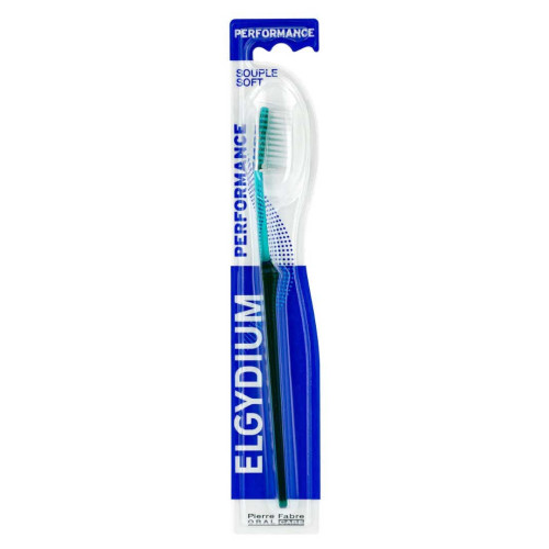 ELGYDIUM Performance Brosse à Dents Souple 1 Unité - Nettoyage Précis