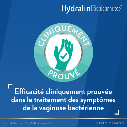 HYDRALIN Balance Gel Vaginal 7 Doses - Rétablit pH et Flore
