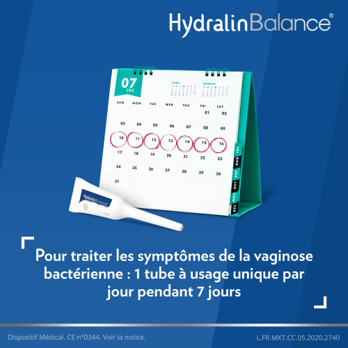 HYDRALIN Balance Gel Vaginal 7 Doses - Rétablit pH et Flore