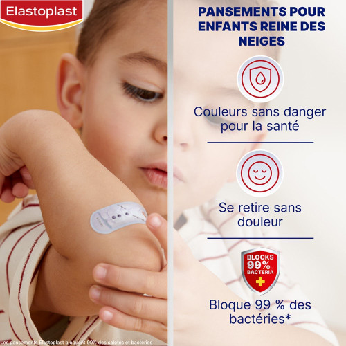 Elastoplast Reine des Neiges 20 Pansements - Protection optimale