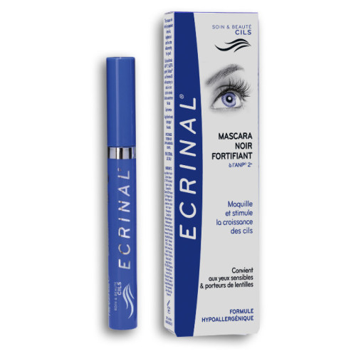 Ecrinal Mascara Fortifiant Noir 7ml - Cils Longs et Fournis