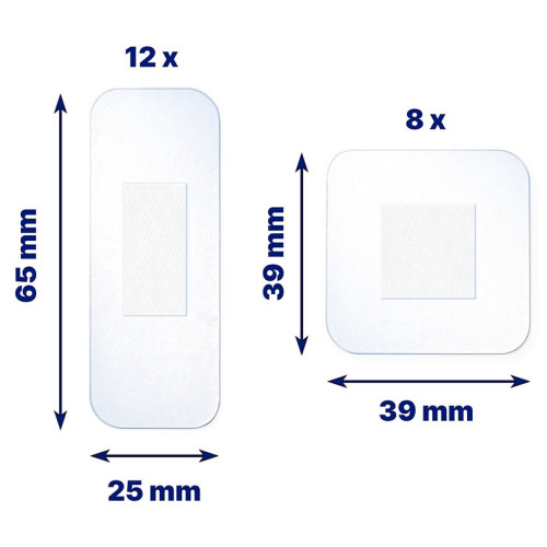 Elastoplast Aqua Protect 20 Pansements - Résistants à l'eau
