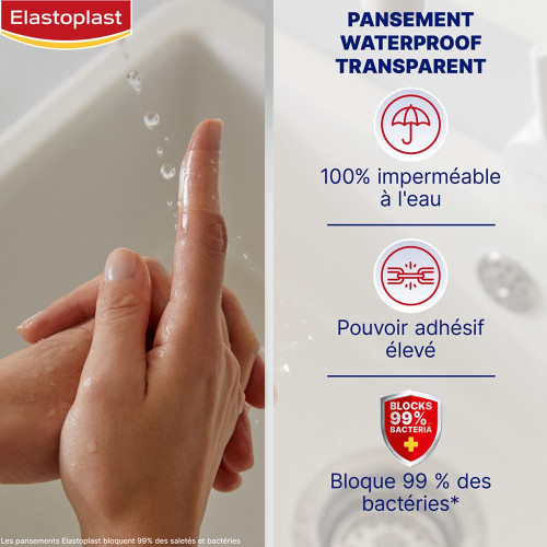 Elastoplast Aqua Protect 20 Pansements - Résistants à l'eau