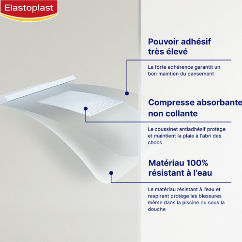 Elastoplast Aqua Protect 20 Pansements - Résistants à l'eau