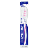 Elgydium Brosse à Dents Basic Médium 1U - Hygiène Dentaire Optimale