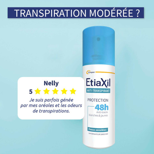 ETIAXIL Déodorant 100ml - 48h Protection Anti-Transpirant