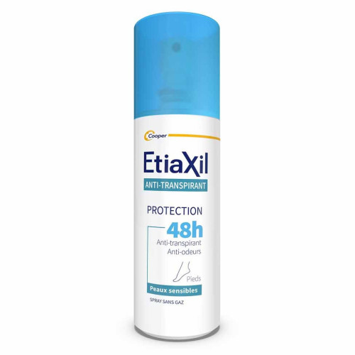Etiaxil Déodorant Pieds 100ml - Fraîcheur 48h, Doux et Protecteur