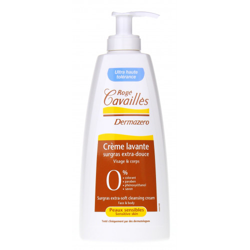 ROGE CAVAILLES DERMAZERO Crème Lavante Extra-Douce-6702 ROGE CAVAILLES DERMAZERO Crème Lavante Extra-Douce-6702