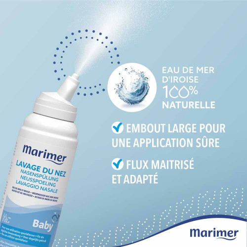 Gilbert Marimer Baby 100ml - Hygiène Nasale Douce