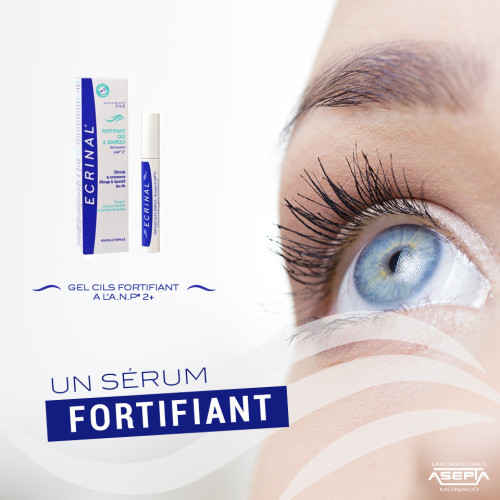 Ecrinal Fortifiant Cils & Sourcils 9ml - Embellit et Renforce