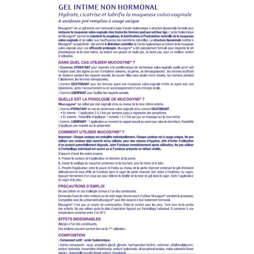 IPRAD Mucogyne Ovules Intimes 10 Unités - Hydratation et Cicatrisation