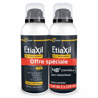 Etiaxil Déodorant Men 2x150ml Anti-Transpirant 48H