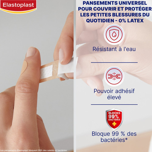 Elastoplast Pansement Universal 20 - Résistant à l'eau