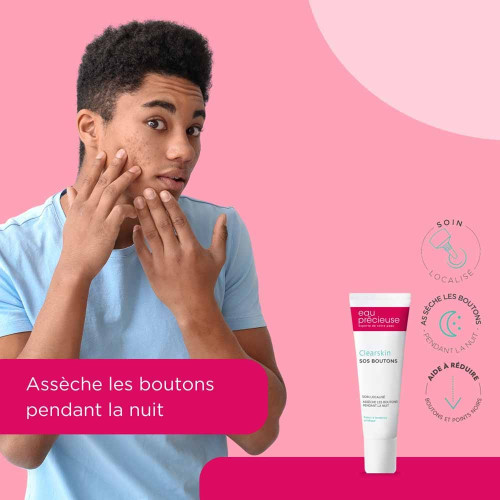 Eau Précieuse Clearskin SOS Boutons 10ml - Soin Nuit Anti-Acné