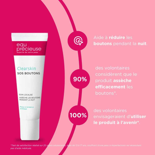 Eau Précieuse Clearskin SOS Boutons 10ml - Soin Nuit Anti-Acné