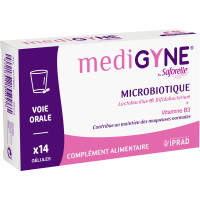 IPRAD Medigyne Microbiotique 14 Gélules - Soutien Muqueuses Normales