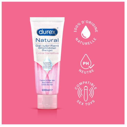 Durex Natural Extra Sensitive 100ml - Apaise Sécheresse Vaginale