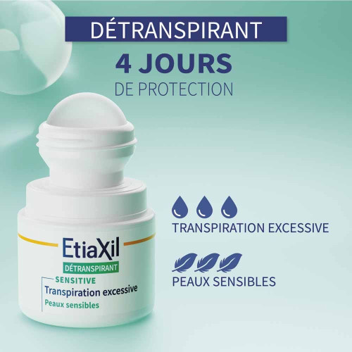 Etiaxil Détranspirant Aisselles Sensibles 30ml - Confort et Protection