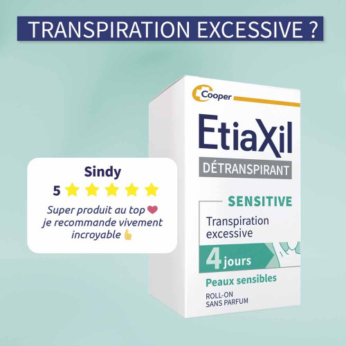 Etiaxil Détranspirant Aisselles Sensibles 30ml - Confort et Protection