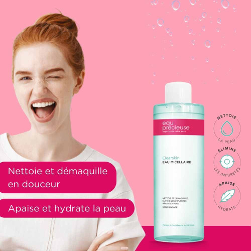 Eau Précieuse Clearskin 400ml - Nettoie et Apaise