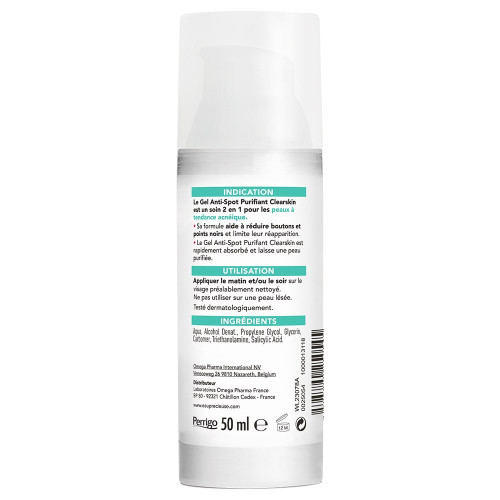 Eau Précieuse Clearskin 50ml - Soin Anti-Acné Purifiant