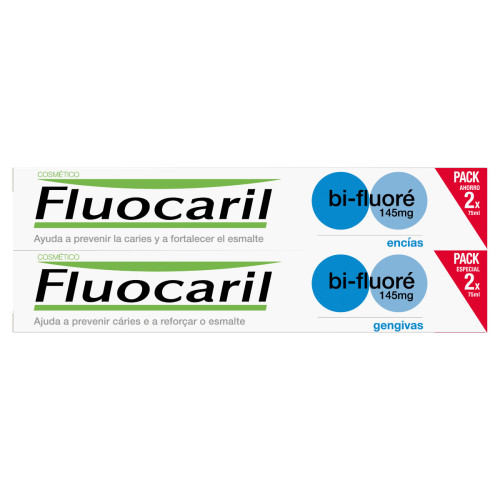 Fluocaril Dentifrice Bi-Fluoré Gencives 2x75ml - Protection