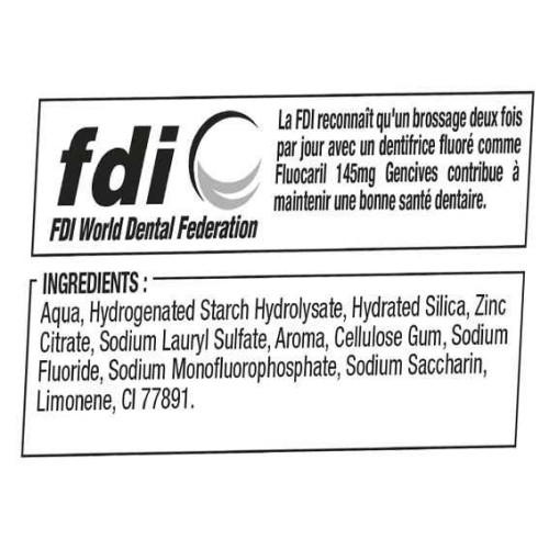 Fluocaril Dentifrice Bi-Fluoré Gencives 2x75ml - Protection