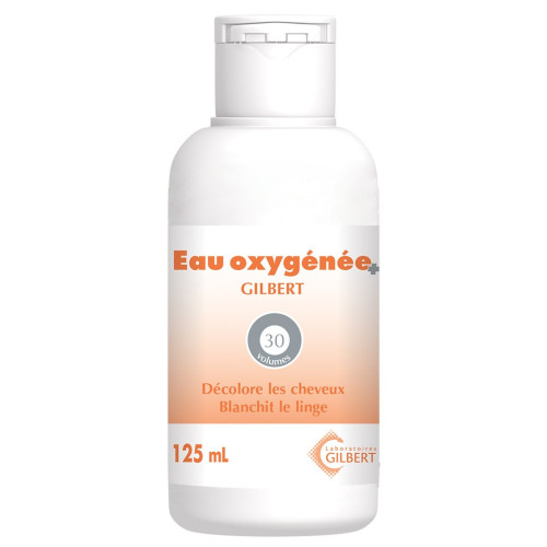 Gilbert Eau Oxygénée 125ml - Blanchit Linge et Cheveux