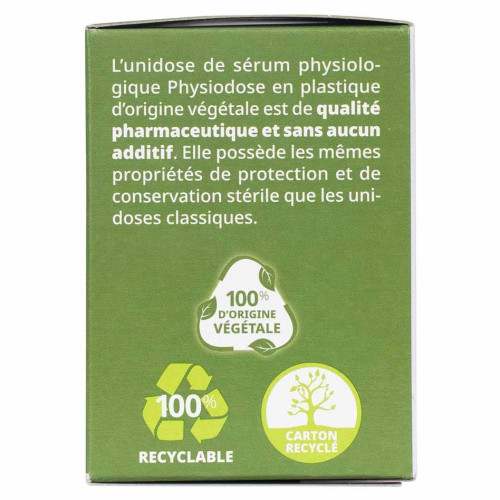 Gilbert Physiodose 40 Unidoses Végétales - Hygiène Nasale et Oculaire