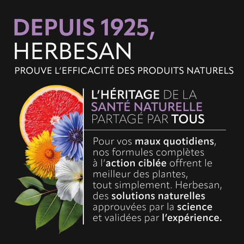 Herbesan Carbogaz 45 Gélules - Flore Intestinale Saine avec