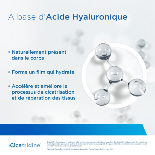 HRA Pharma Cicatridine 60g - Hydrate et Répare la Peau