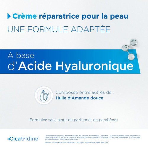 HRA Pharma Cicatridine 60g - Hydrate et Répare la Peau