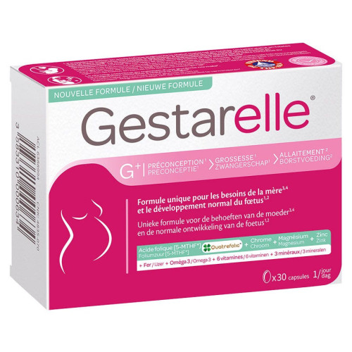 IPRAD Gestarelle G+ Grossesse 30 Caps Nutriments Essentiels Maman