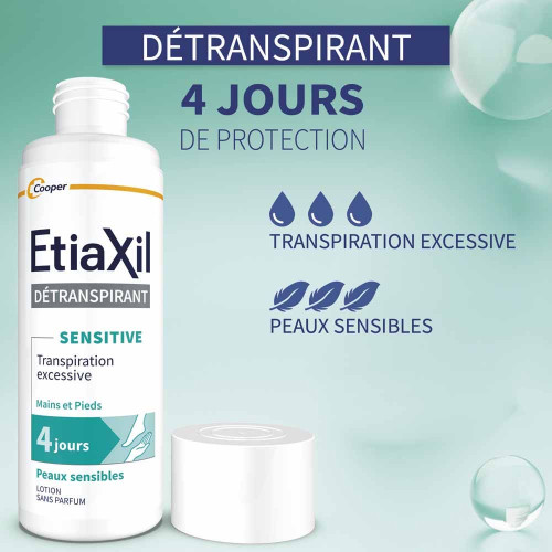 Etiaxil Pieds Sensibles 100ml - Contrôle Transpiration