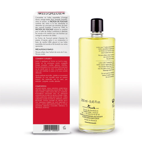 Lotion Corporelle Friction Foucaud 250ml - Soin Energisant Naturel