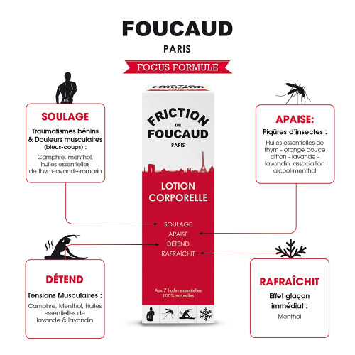 Lotion Corporelle Friction Foucaud 250ml - Soin Energisant Naturel