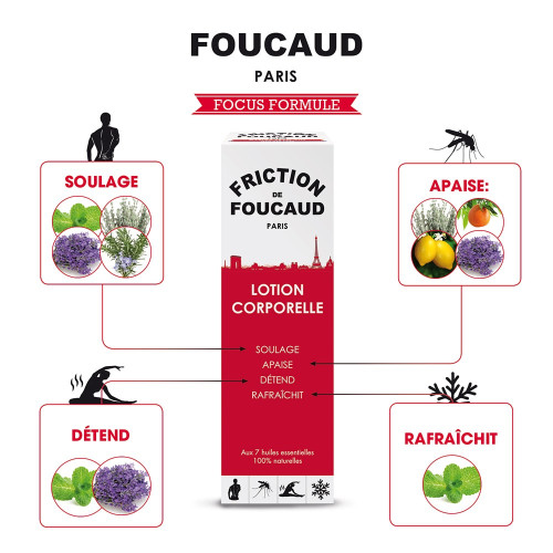 Lotion Corporelle Friction Foucaud 250ml - Soin Energisant Naturel