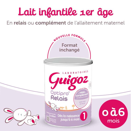 GUIGOZ Evolia Lait Infantile 1er Age 800g - Croissance Saine
