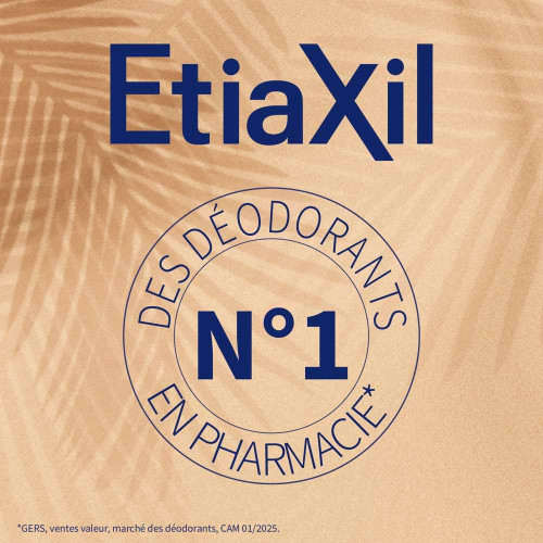 Etiaxil Déodorant Bio 48h Roll-On 2x50ml - Anti-Transpirant Naturel