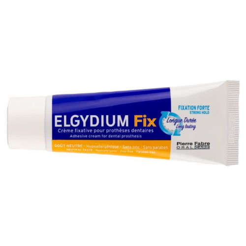 ELGYDIUM Fixative Dentaire 45g - Adhérence Forte, Goût Neutre