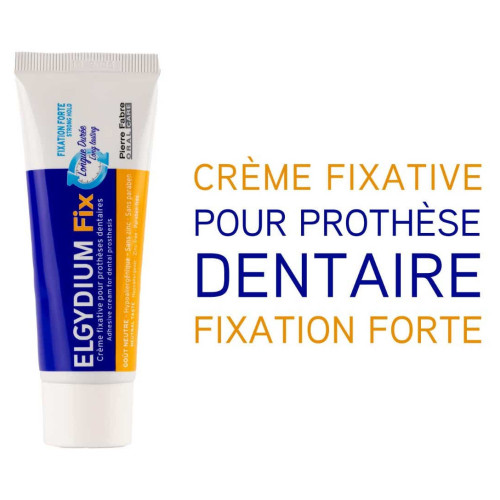 ELGYDIUM Fixative Dentaire 45g - Adhérence Forte, Goût Neutre