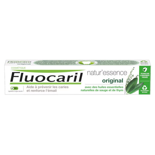 Fluocaril Natur'Essence 75ml - Protection Complète, Anti-Caries