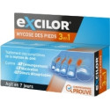 Excilor Mycose Pieds 3en1 15ml - Agit en 7 jours, Apaise, Anti-Odeur
