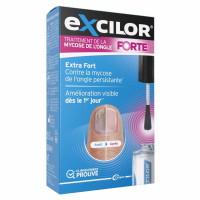 Excilor Forte Mycose Ongle 30ml - Traitement Efficace 3 Temps