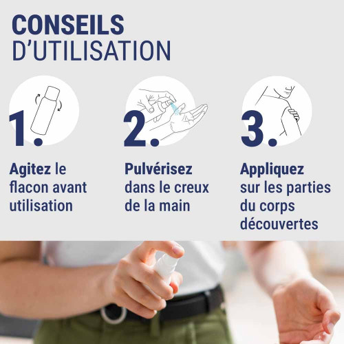 Insect Ecran 100ml Répulsif Moustique Guêpe Frelon