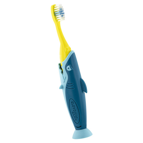 ELGYDIUM Shark Brosse à Dents 2-6 Ans Souple - Hygiène Optimale