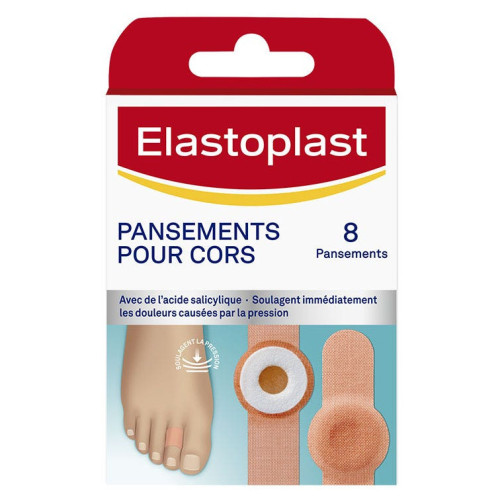 Elastoplast Pansements Cors 8 Unités - Soulage Douleur Efficacement