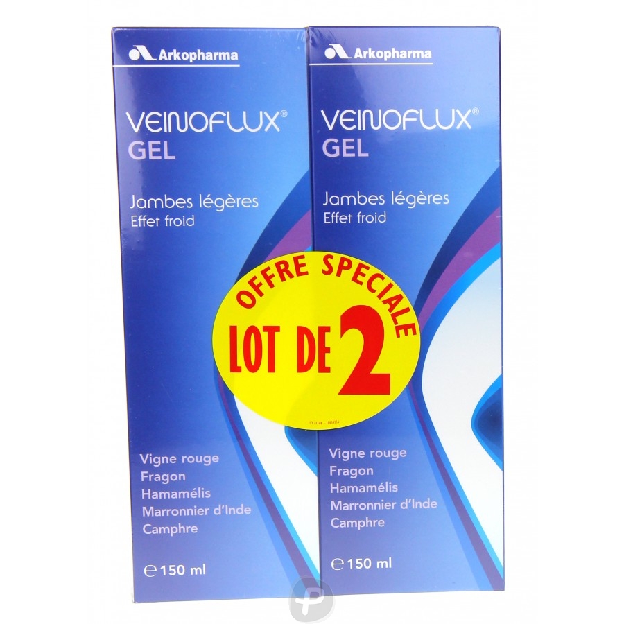 ARKOPHARMA Veinoflux Gel Effet Froid Jambes Lourdes Pharma360
